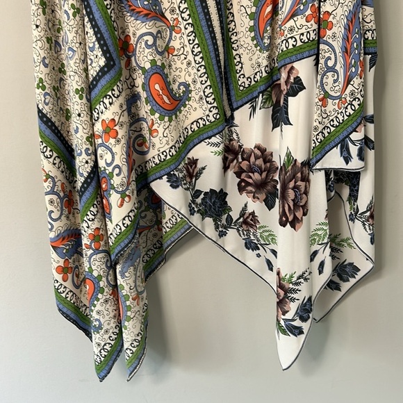 Anthropologie Maeve Skirt Far Sun Long Handkerchief Asymmetrical Boho Sz 6 - Picture 5 of 12